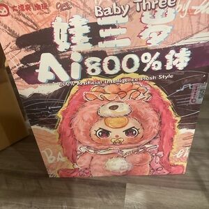 Baby Three Ai 800% Plush Pink Character Stuffed Toy